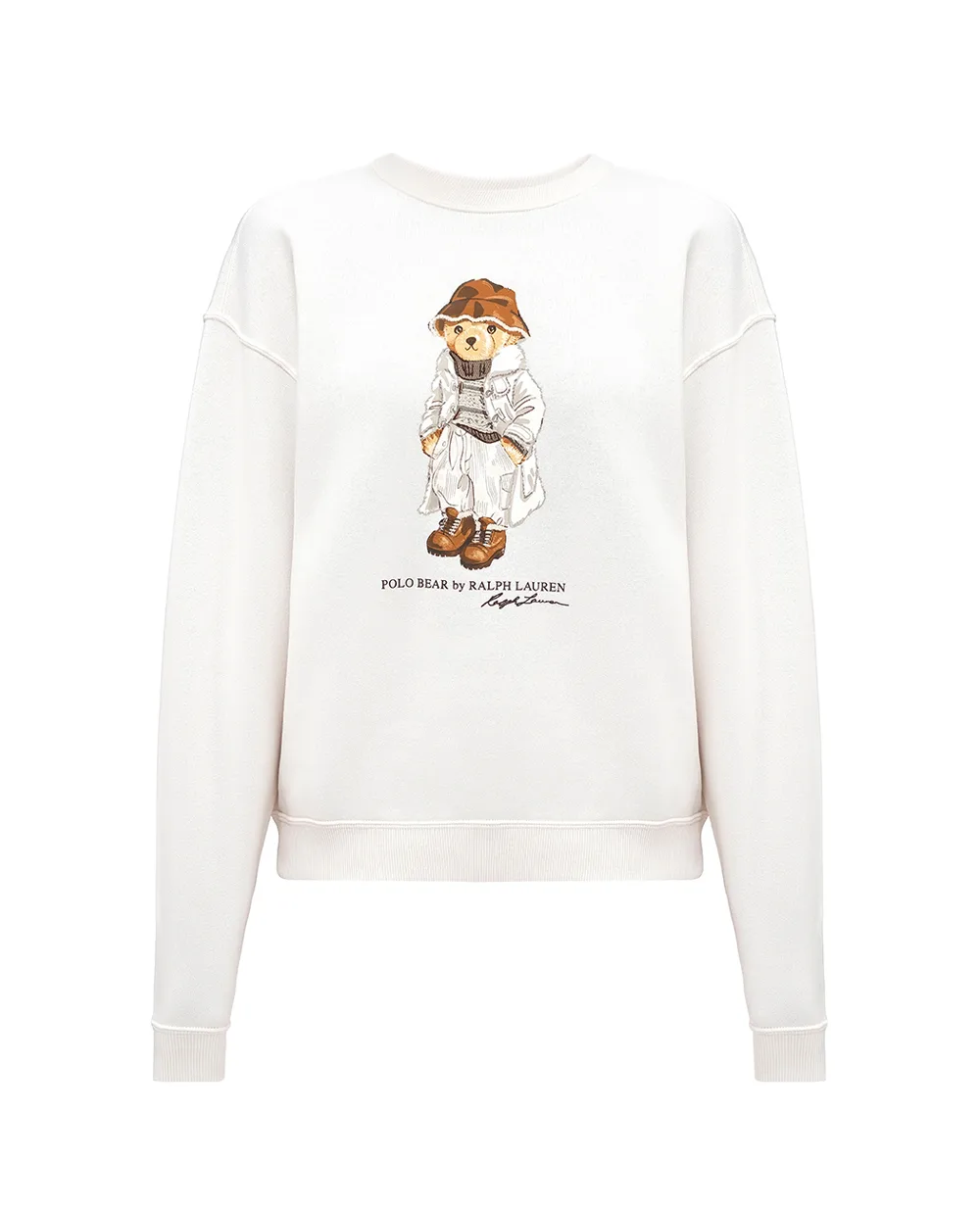 Свитшот Polo Bear Polo Ralph Lauren 211954860001, молочный цвет • Купить в интернет-магазине Kameron