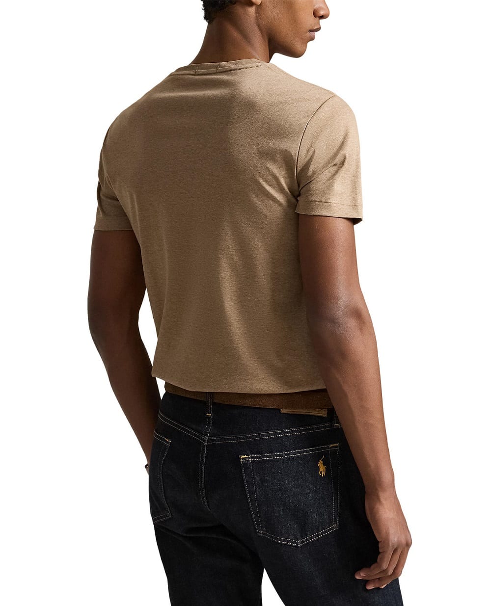 Футболка Polo Ralph Lauren 710740727030, бежевый цвет • Купить в интернет-магазине Kameron