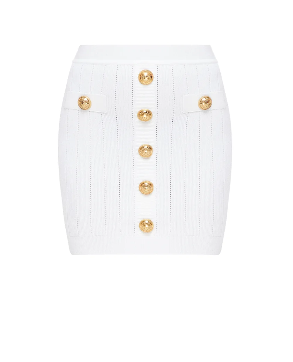 Юбка Balmain EF1LB290KB07, белый цвет • Купить в интернет-магазине Kameron