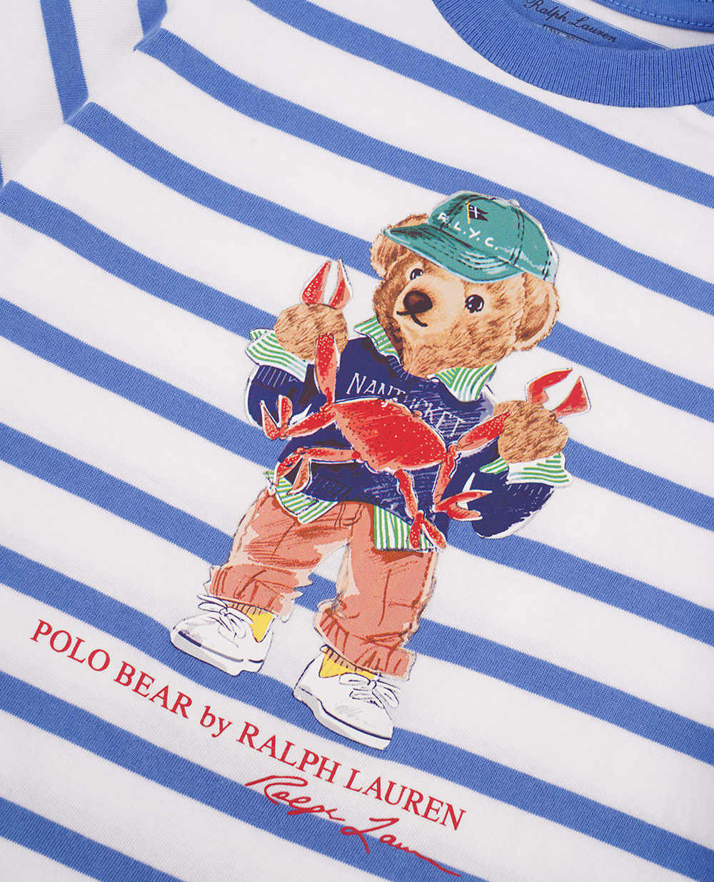 Детская футболка Polo Bear Polo Ralph Lauren Kids 320965904001, белый цвет • Купить в интернет-магазине Kameron