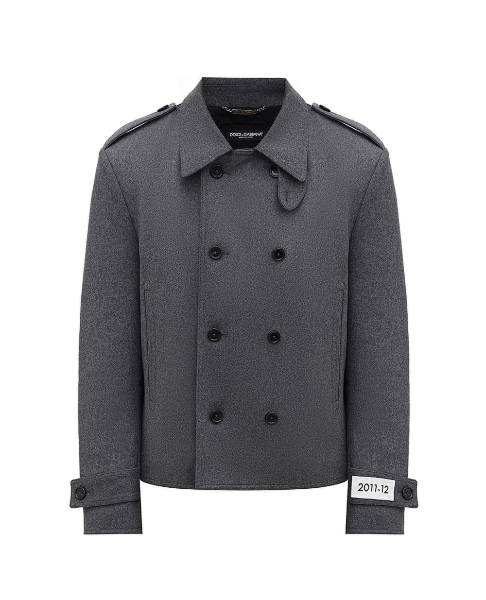 Пальто Dolce&Gabbana G046WT-HUMUB, серый цвет • Купить в интернет-магазине Kameron