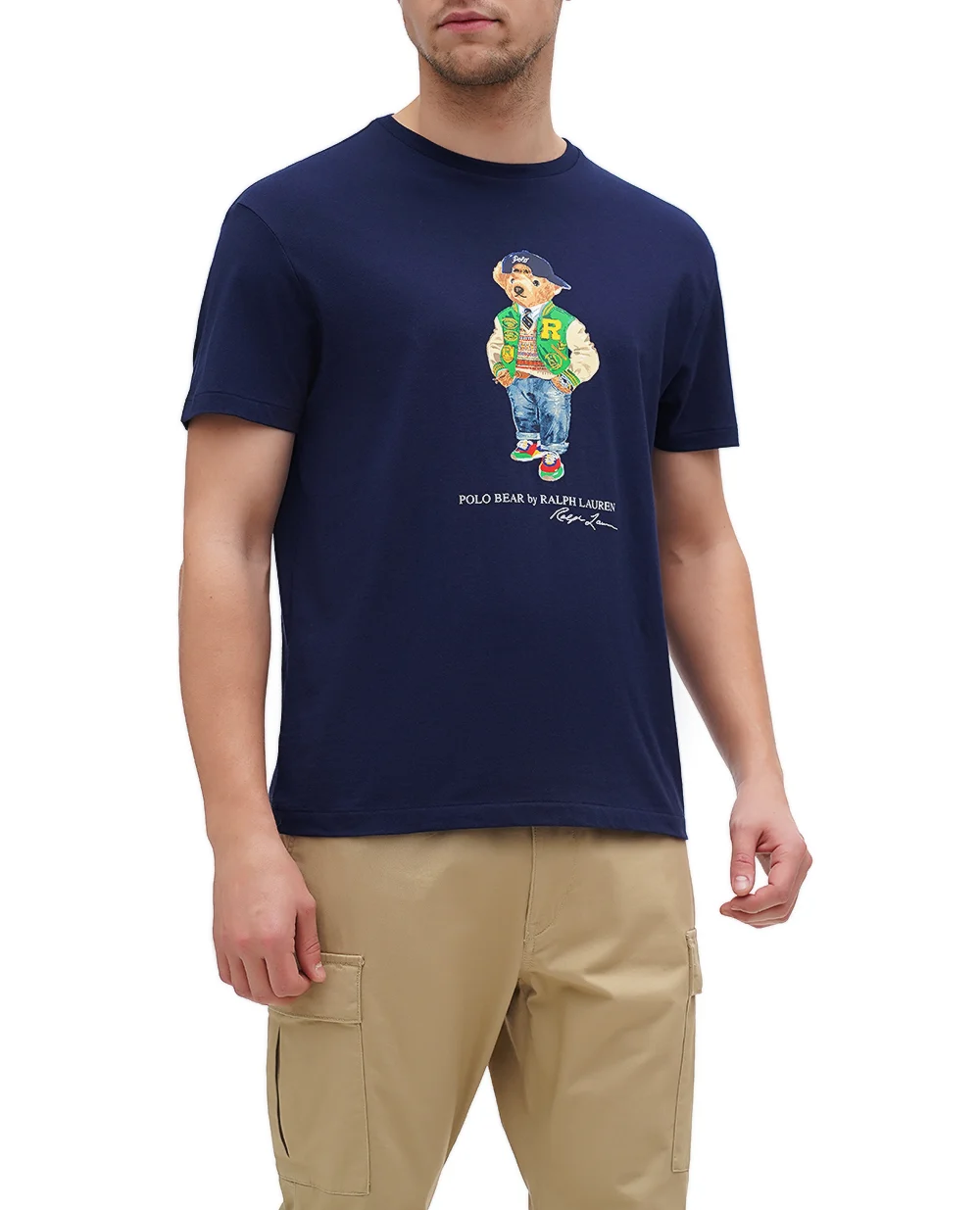 Футболка Polo Bear Polo Ralph Lauren 710854497039, темно-синий цвет • Купить в интернет-магазине Kameron