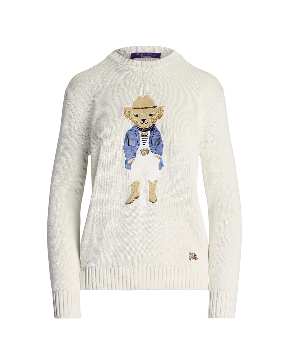 Шовковий светр Ralph Lauren Collection 290970601001, білий колір • Купити в інтернет-магазині Kameron
