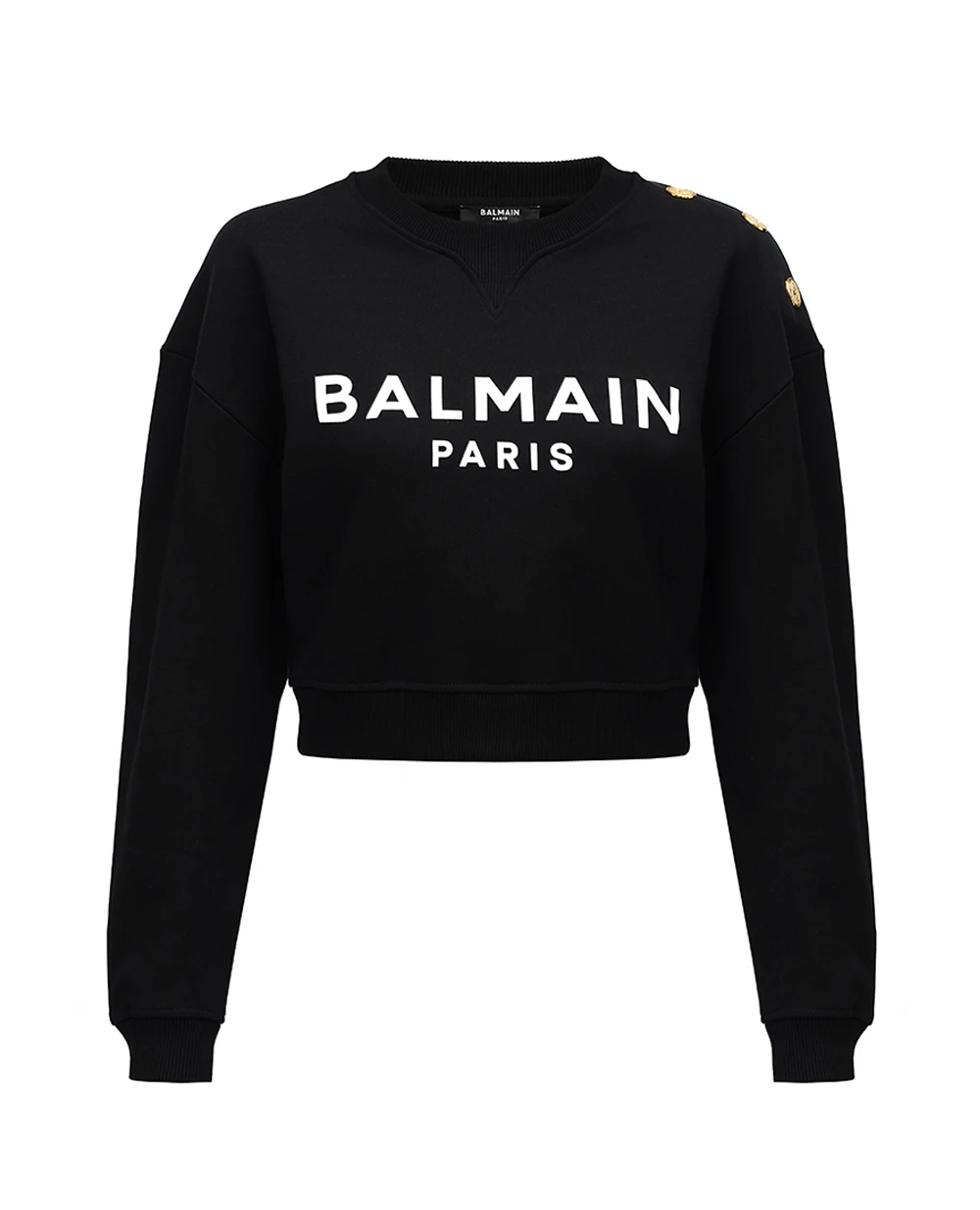 Свитшот Balmain EF1JQ002BB02, черный цвет • Купить в интернет-магазине Kameron