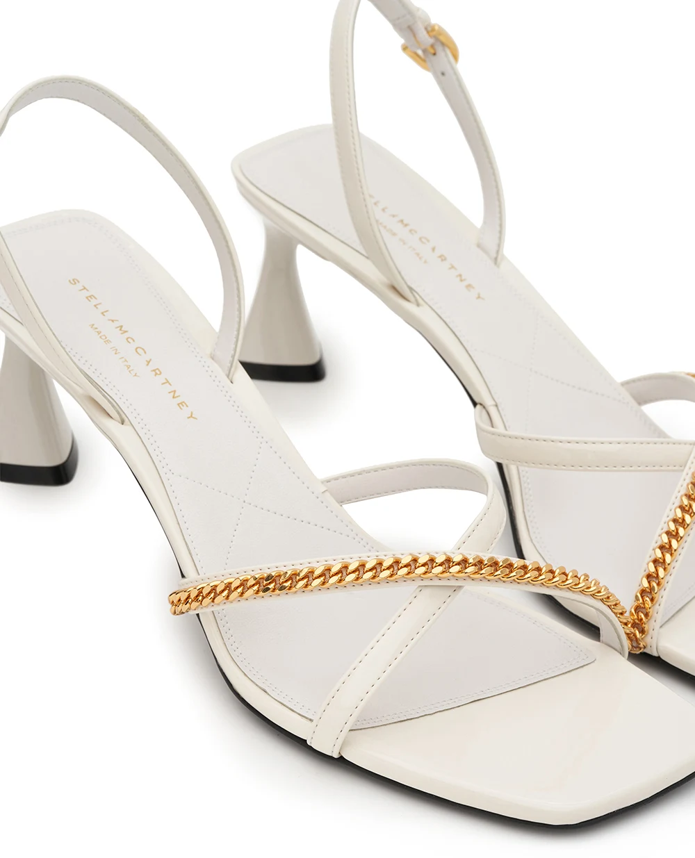 Боссоножки Elsa лакированные Stella McCartney 810626AP0AP0, белый цвет • Купить в интернет-магазине Kameron