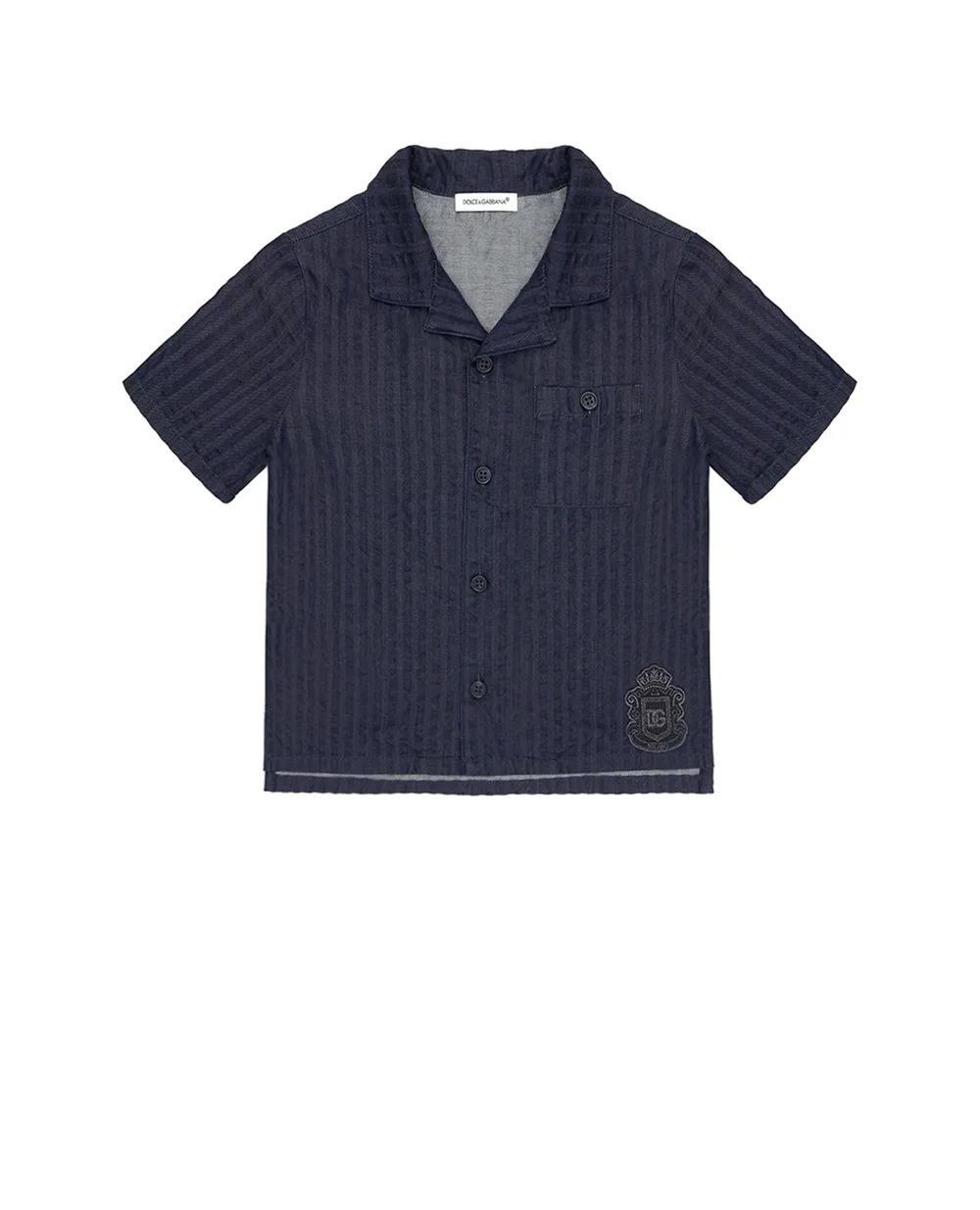 Детская рубашка (костюм) Dolce&Gabbana Kids L14S78-LDD54, синий цвет • Купить в интернет-магазине Kameron