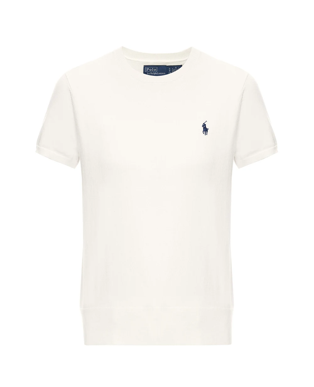 Свитер с коротким рукавом Polo Ralph Lauren 211971872003, кремовый цвет • Купить в интернет-магазине Kameron