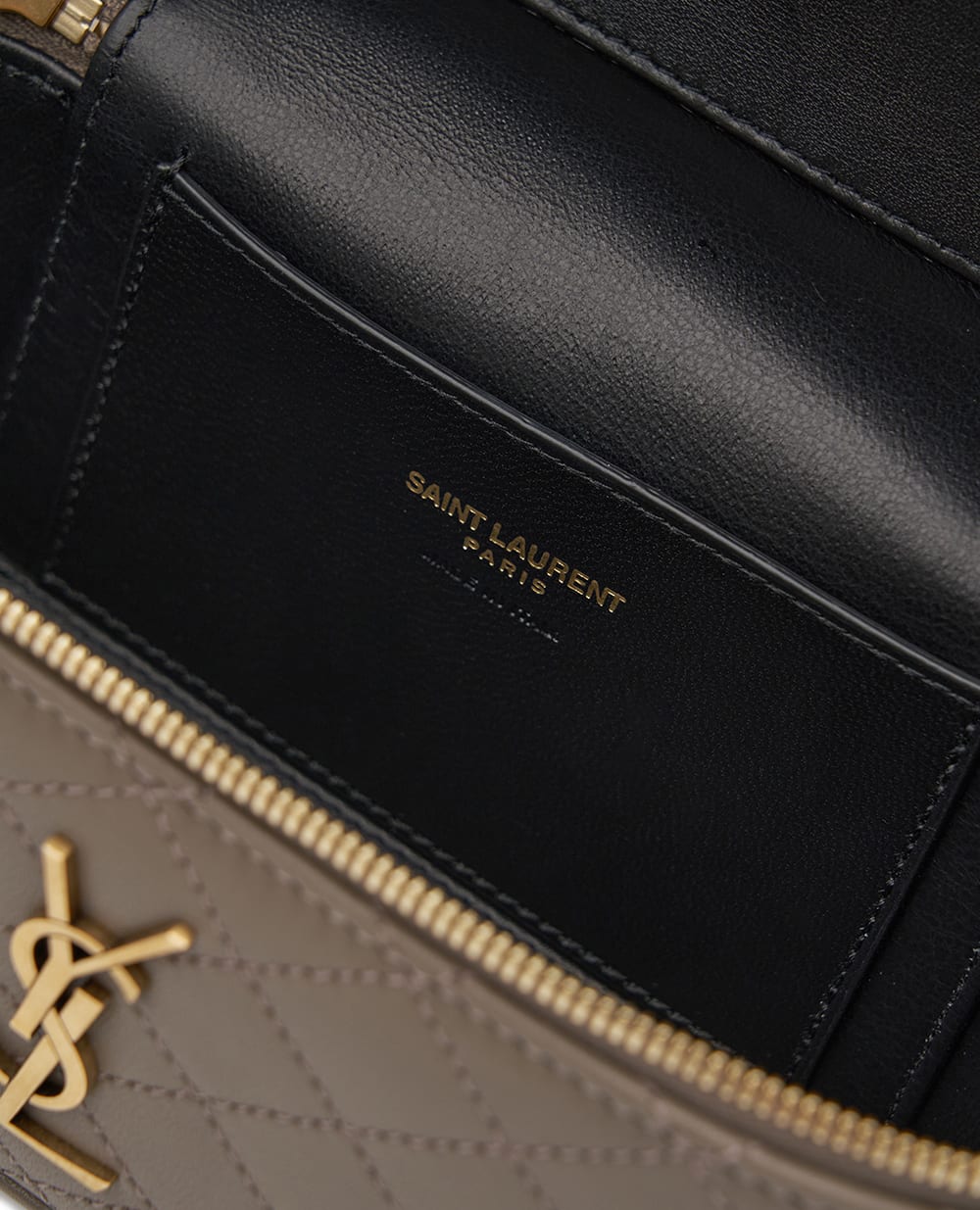 Шкіряна сумка Gaby Saint Laurent 766731-1EL07, коричневий колір • Купити в інтернет-магазині Kameron