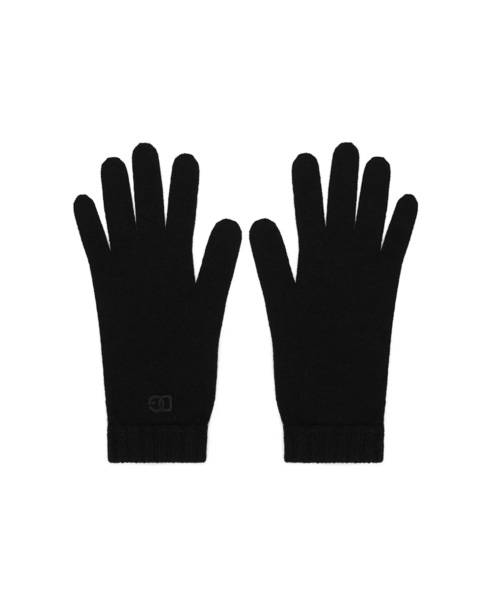 Перчатки из кашемира Dolce&Gabbana FX05KZ-JDVC2, черный цвет • Купить в интернет-магазине Kameron