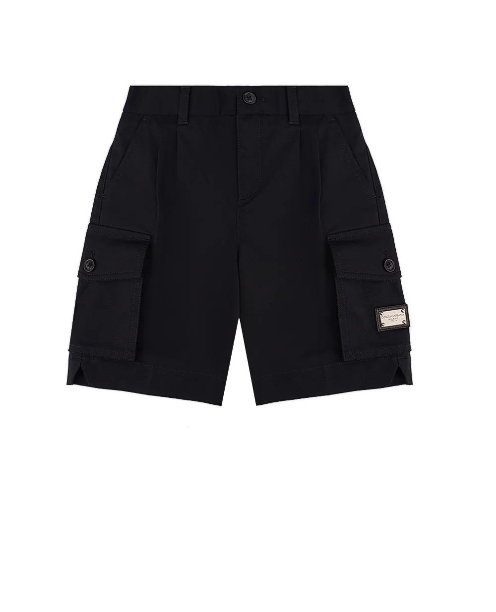 Детские шорты Dolce&Gabbana Kids L43Q70-FUFL3-S, темно-синий цвет • Купить в интернет-магазине Kameron