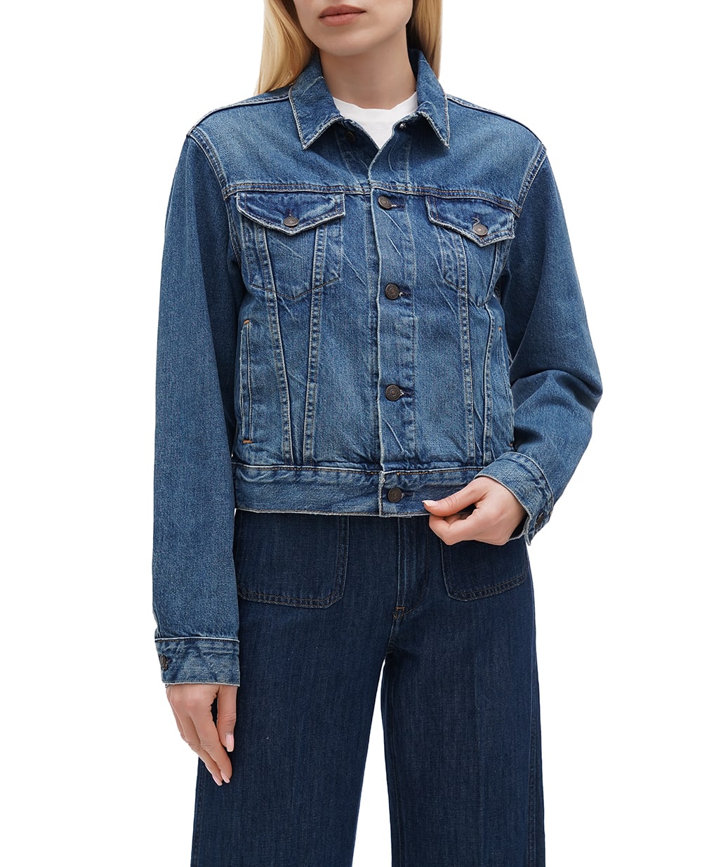 Джинсова куртка Polo Ralph Lauren 211969408001, синій колір • Купити в інтернет-магазині Kameron