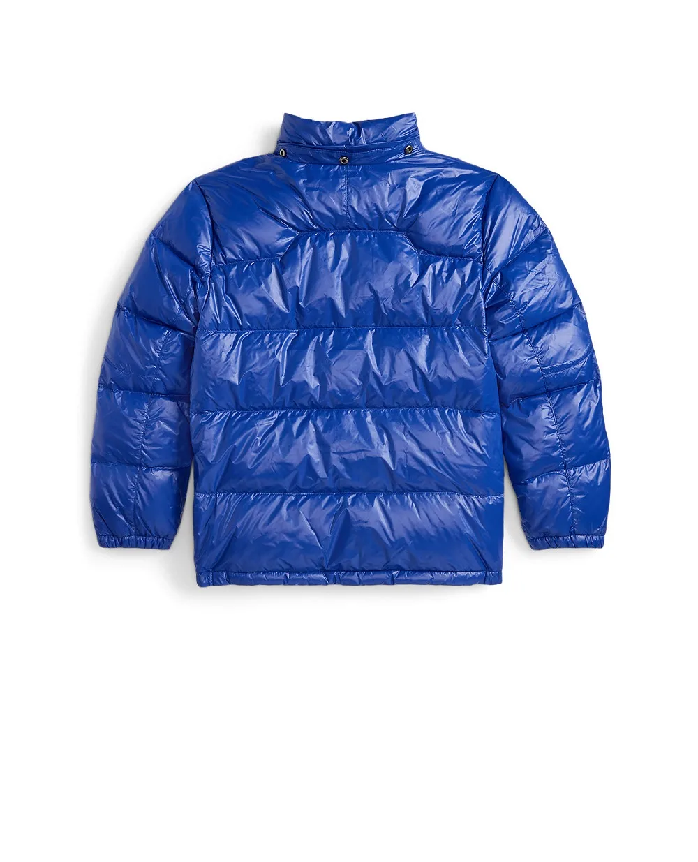 Дитяча глянсова пухова куртка Polo Ralph Lauren Kids 323978459003, синій колір • Купити в інтернет-магазині Kameron