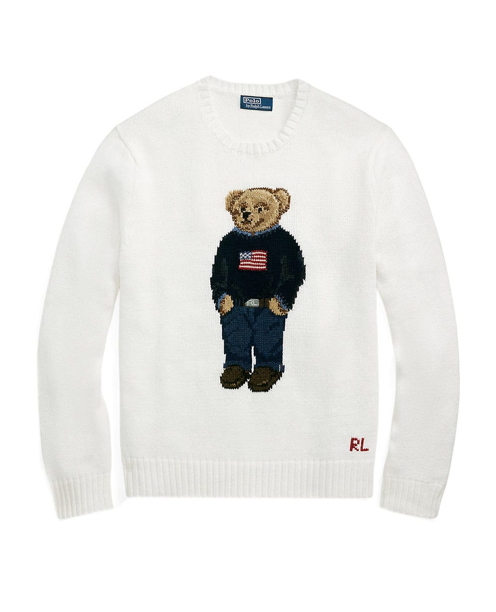 Свитер Polo Bear Polo Ralph Lauren 710977415001, белый цвет • Купить в интернет-магазине Kameron