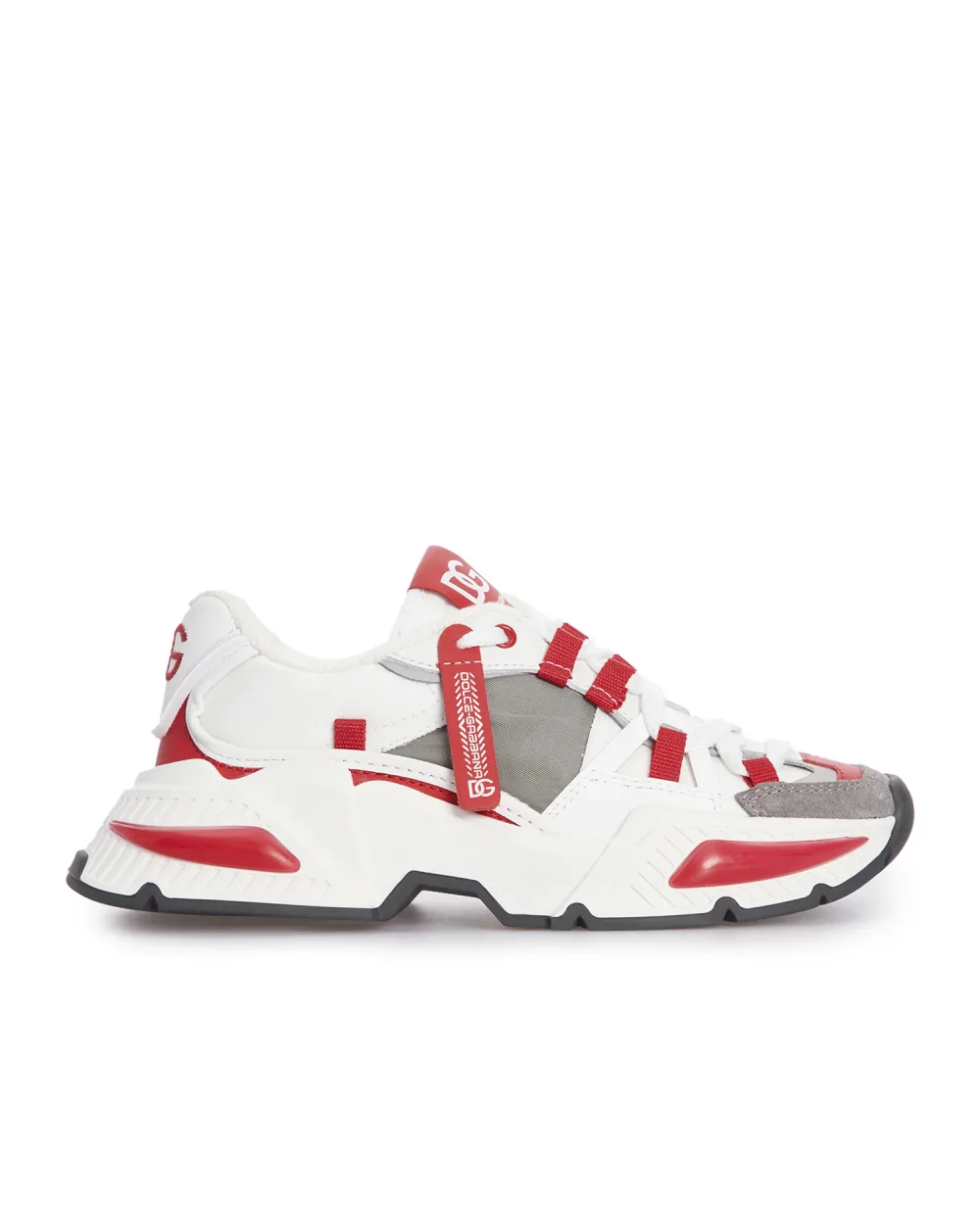 Детские кроссовки Dolce&Gabbana Kids DA5118-AY608-S, белый цвет • Купить в интернет-магазине Kameron