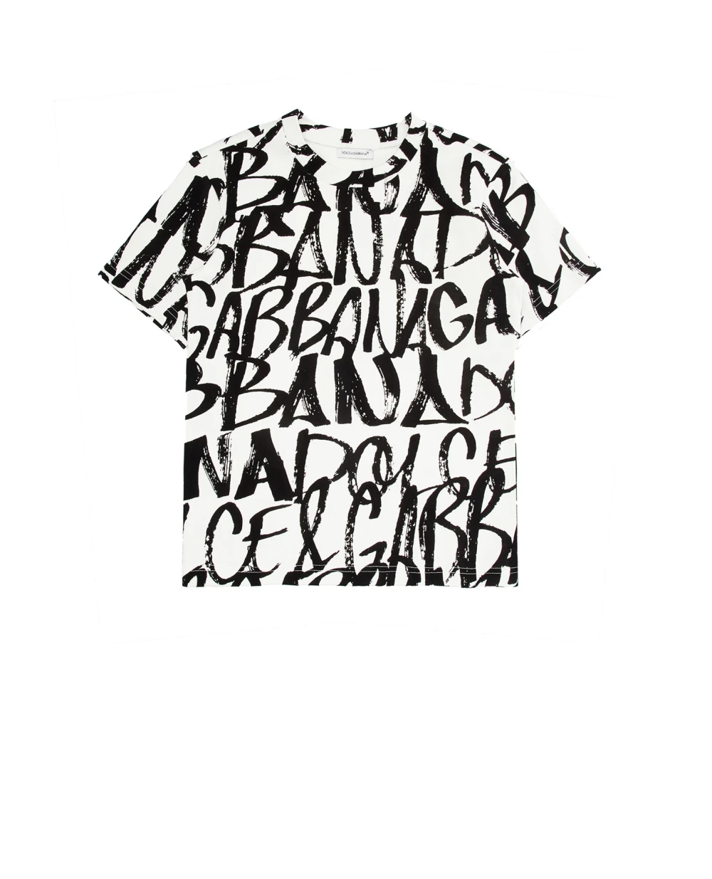 Детская футболка Dolce&Gabbana Kids L4JTDU-G7BCZ-S, белый цвет • Купить в интернет-магазине Kameron