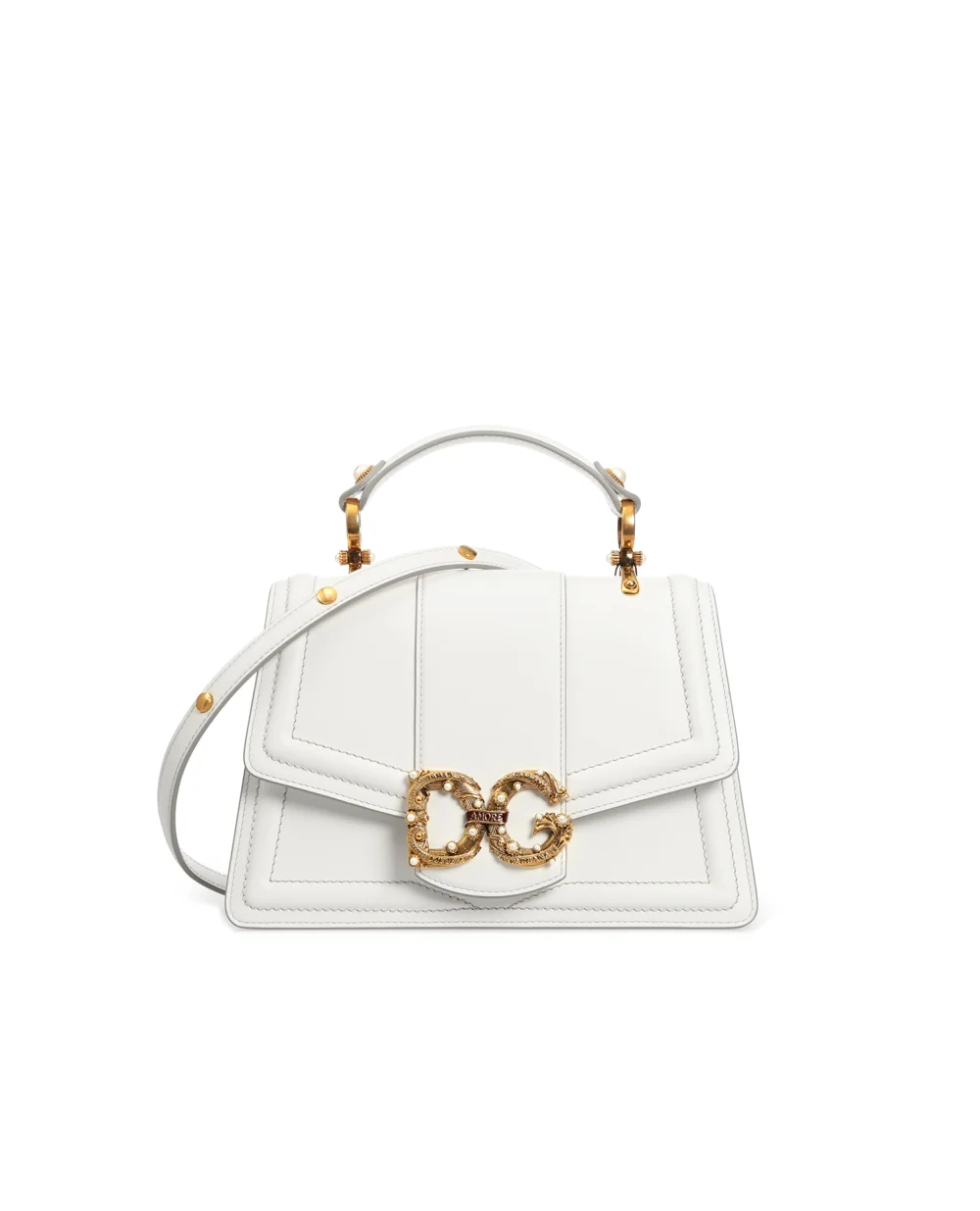 Сумка Dolce&Gabbana BB6675-AK295-, белый цвет • Купить в интернет-магазине Kameron