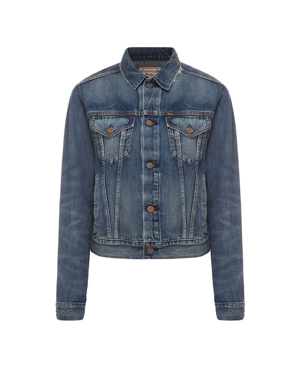 Джинсовая куртка Polo Ralph Lauren 211685967001FW19, голубой цвет • Купить в интернет-магазине Kameron