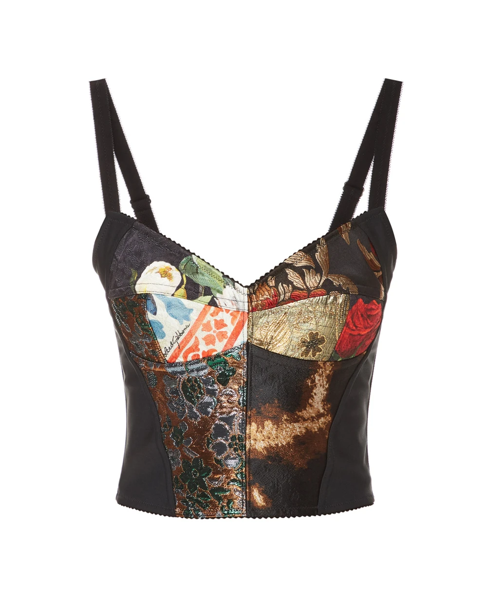 Топ Dolce&Gabbana F75E4T-GDX62, черный цвет • Купить в интернет-магазине Kameron