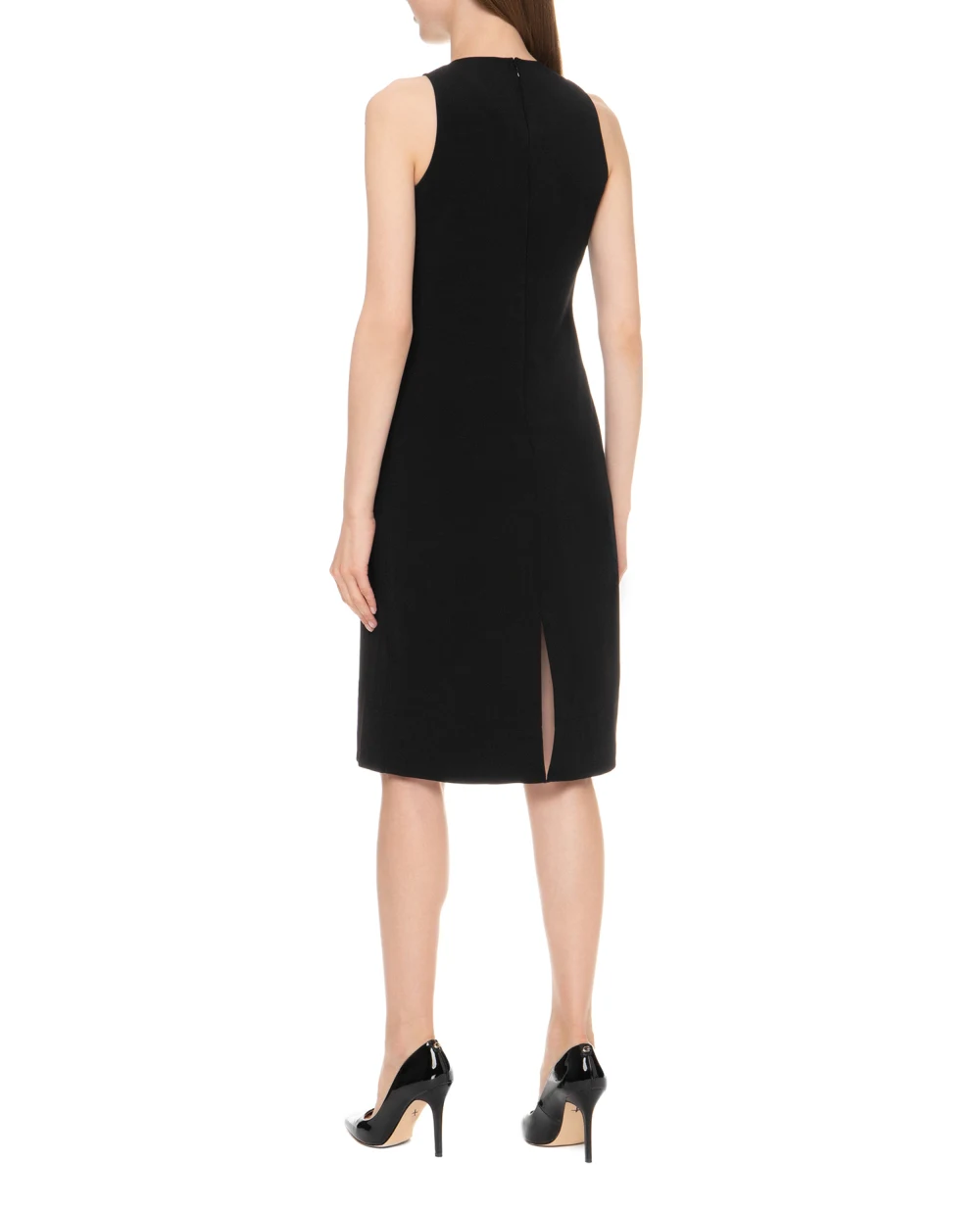 Шерстяное платье Polo Ralph Lauren 211734156001, черный цвет • Купить в интернет-магазине Kameron