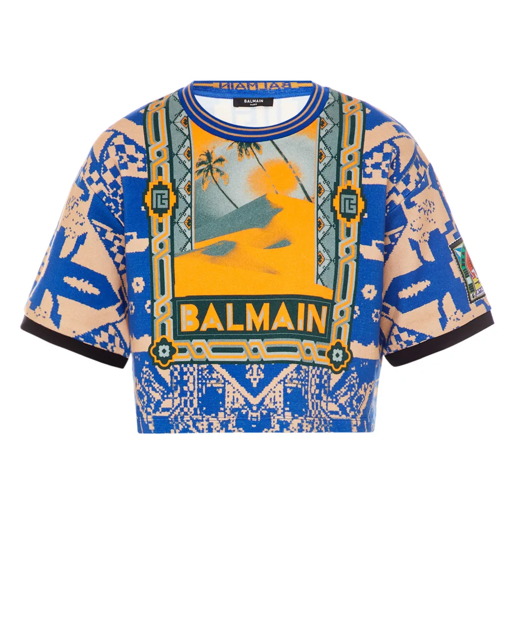 Футболка Balmain XF1EE020GB30, разноцветный цвет • Купить в интернет-магазине Kameron