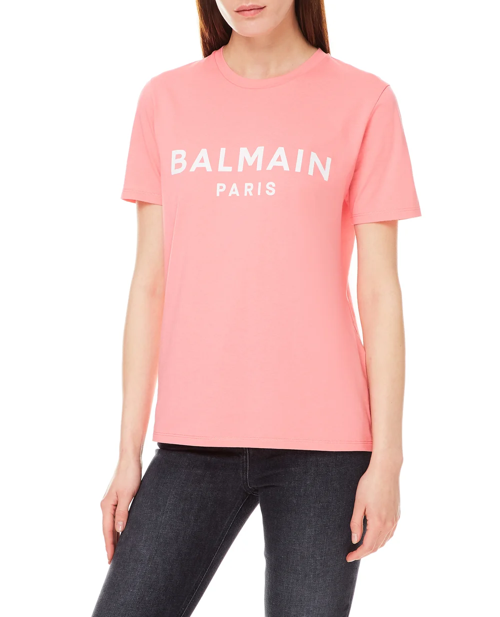 Футболка Balmain XF1EF000BB02-S, розовый цвет • Купить в интернет-магазине Kameron