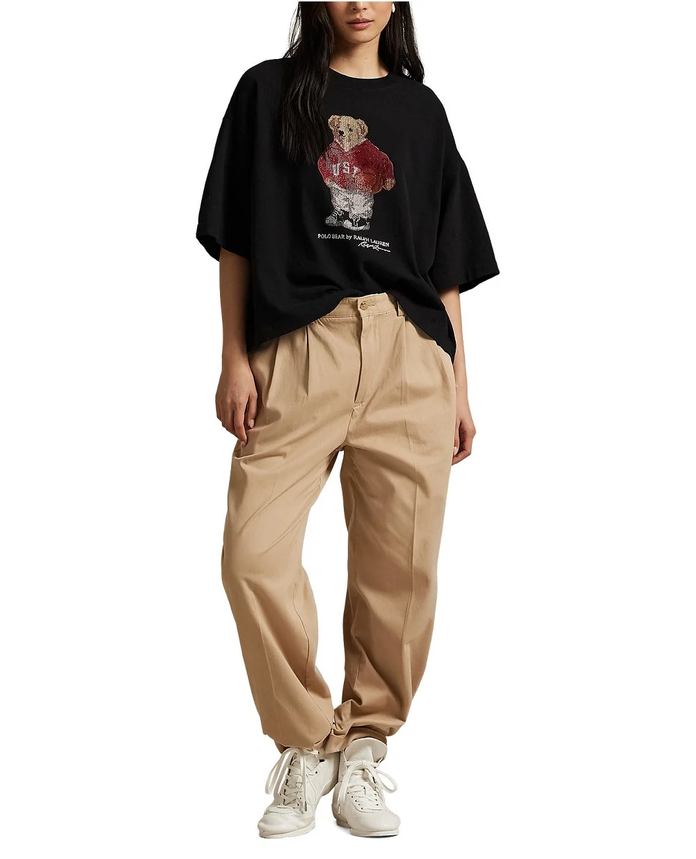 Футболка Polo Bear Polo Ralph Lauren 211978140001, черный цвет • Купить в интернет-магазине Kameron