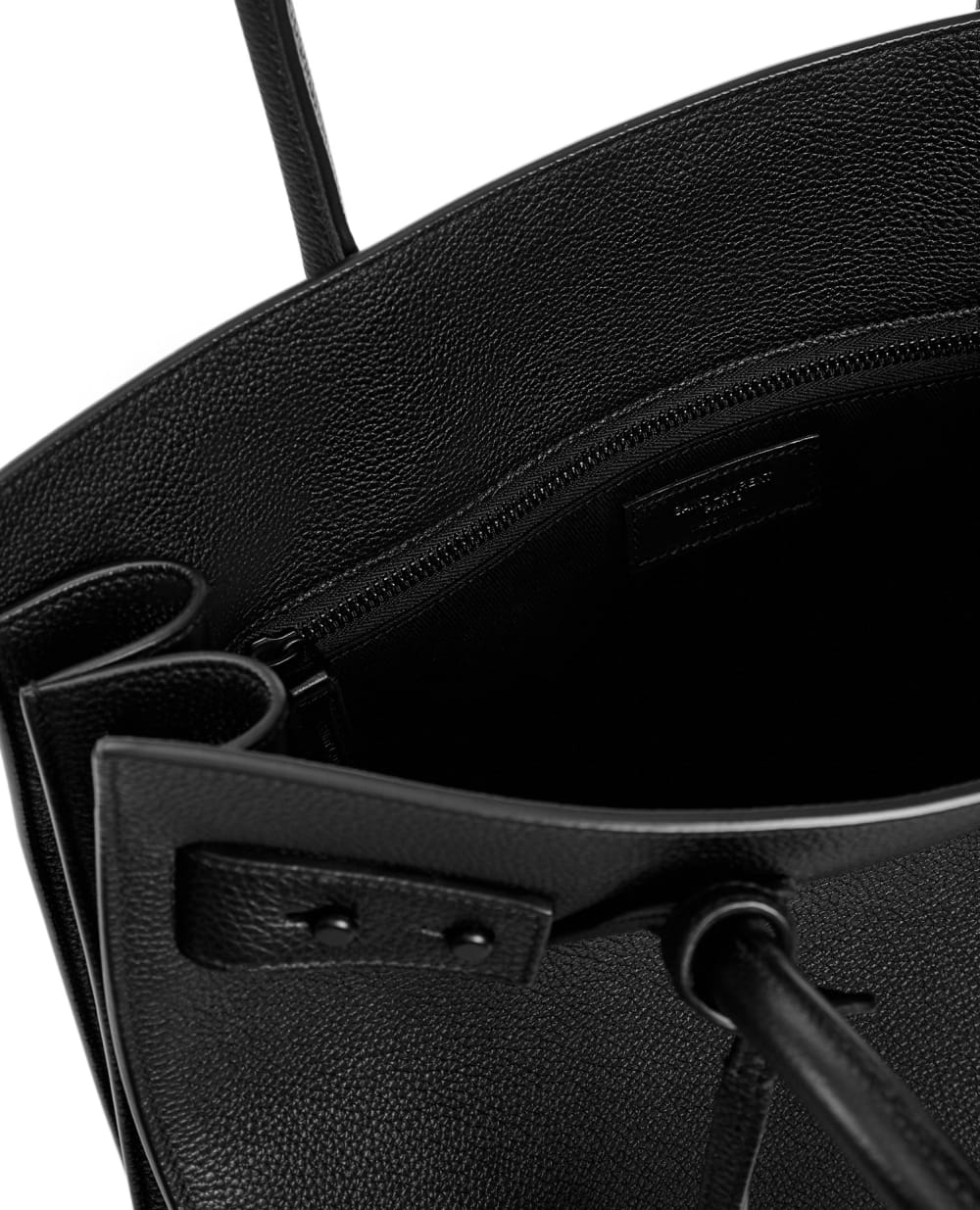 Кожаная сумка Sac de jour Saint Laurent 647168-DTI0Z, черный цвет • Купить в интернет-магазине Kameron