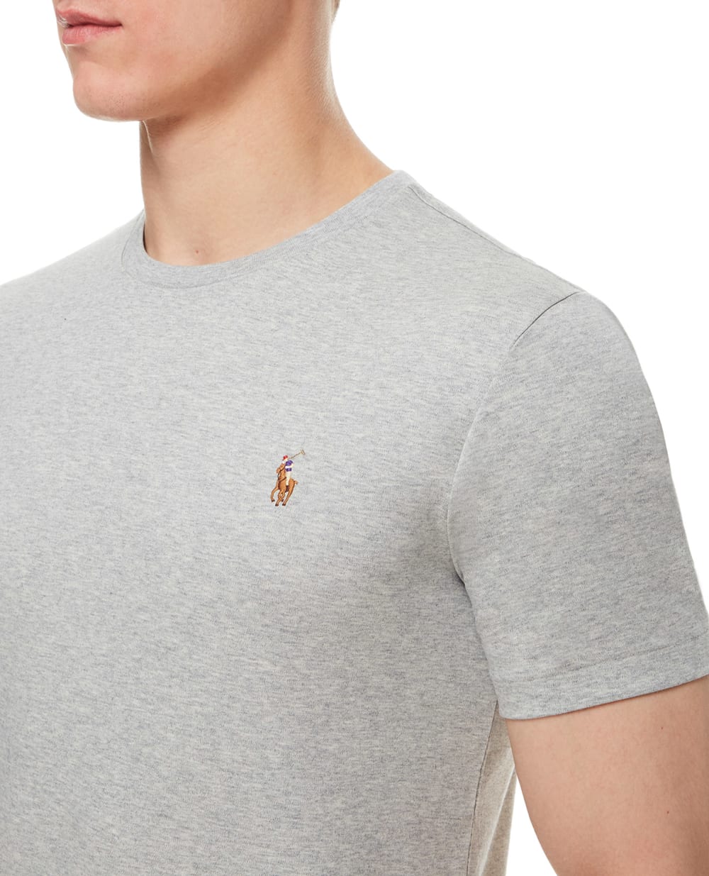 Футболка Polo Ralph Lauren 710740727012, серый цвет • Купить в интернет-магазине Kameron