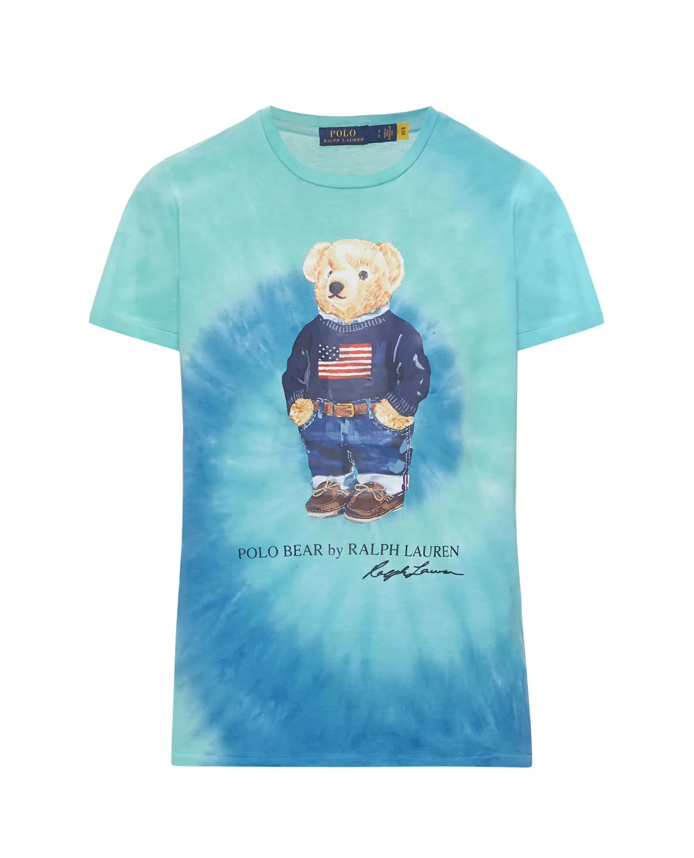 Футболка Polo Ralph Lauren 211843249003, голубой цвет • Купить в интернет-магазине Kameron