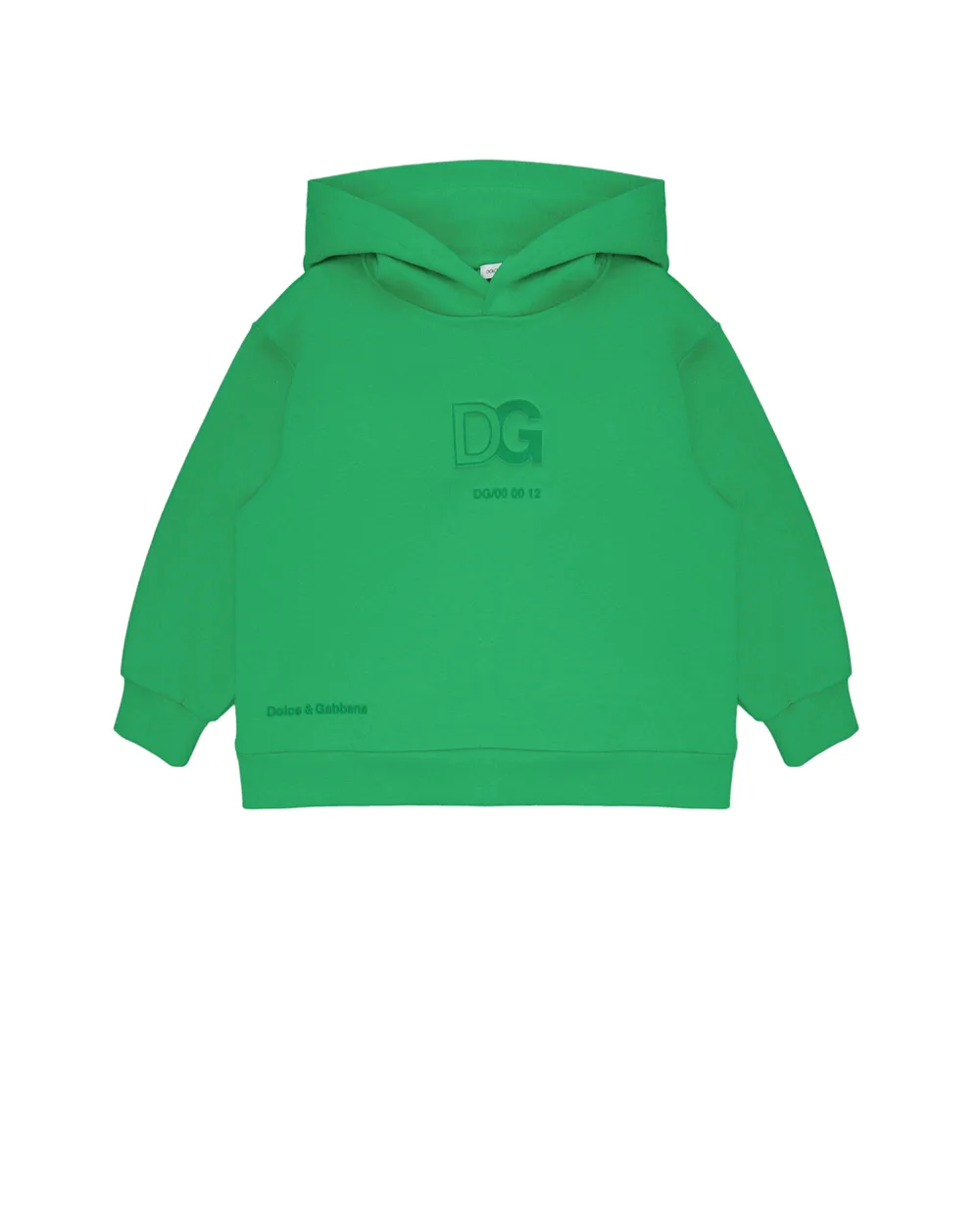 Худи Dolce&Gabbana Kids L4JWAK-G7AK4-S, зеленый цвет • Купить в интернет-магазине Kameron