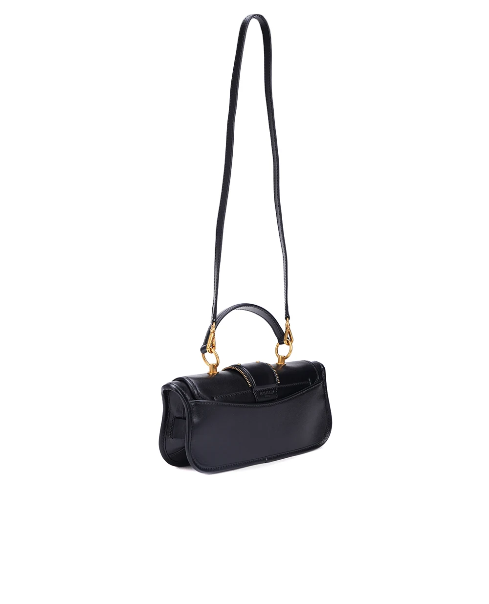 Кожаная сумка Blaze Pouch Balmain BN0AE795LSLX, черный цвет • Купить в интернет-магазине Kameron