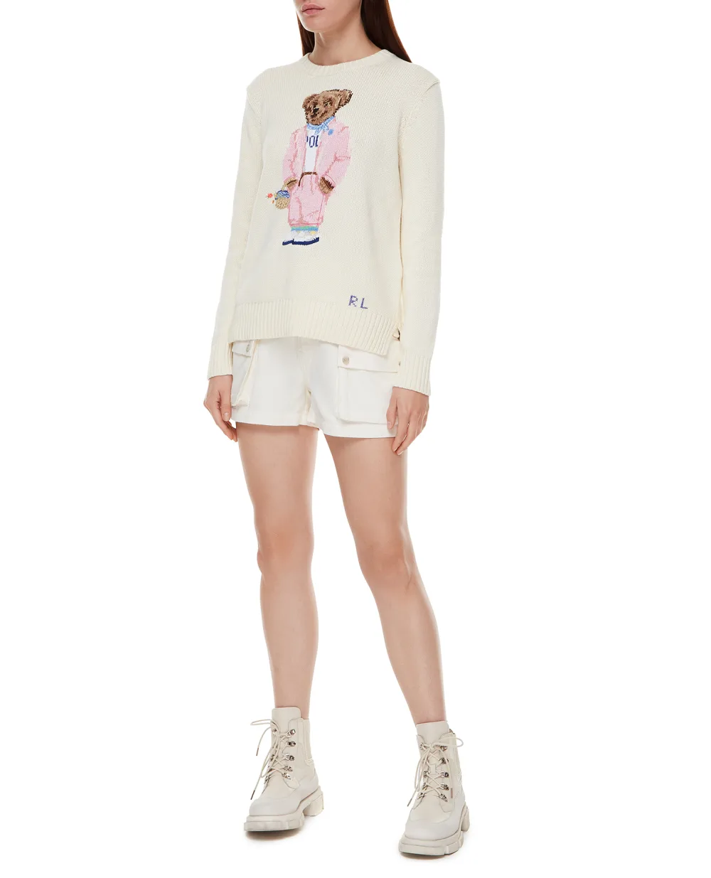 Шорты Polo Ralph Lauren 211834045001, бежевый цвет • Купить в интернет-магазине Kameron