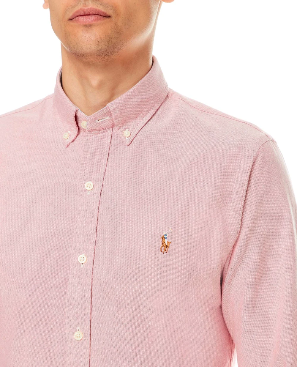 Рубашка Polo Ralph Lauren 710792161007, розовый цвет • Купить в интернет-магазине Kameron