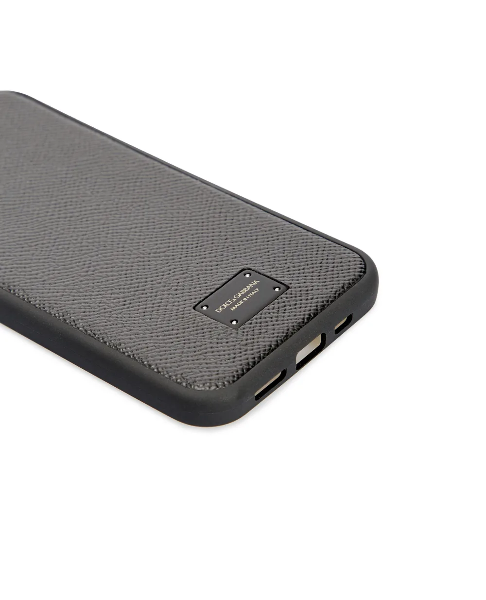 Кожаный чехол для iPhone 12 / 12 Pro Dolce&Gabbana BP2905-AW394, черный цвет • Купить в интернет-магазине Kameron