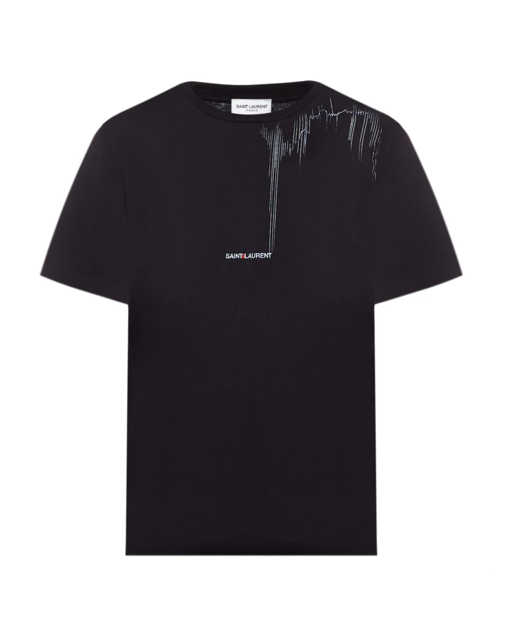 Футболка Saint Laurent 673437-Y36MA, черный цвет • Купить в интернет-магазине Kameron