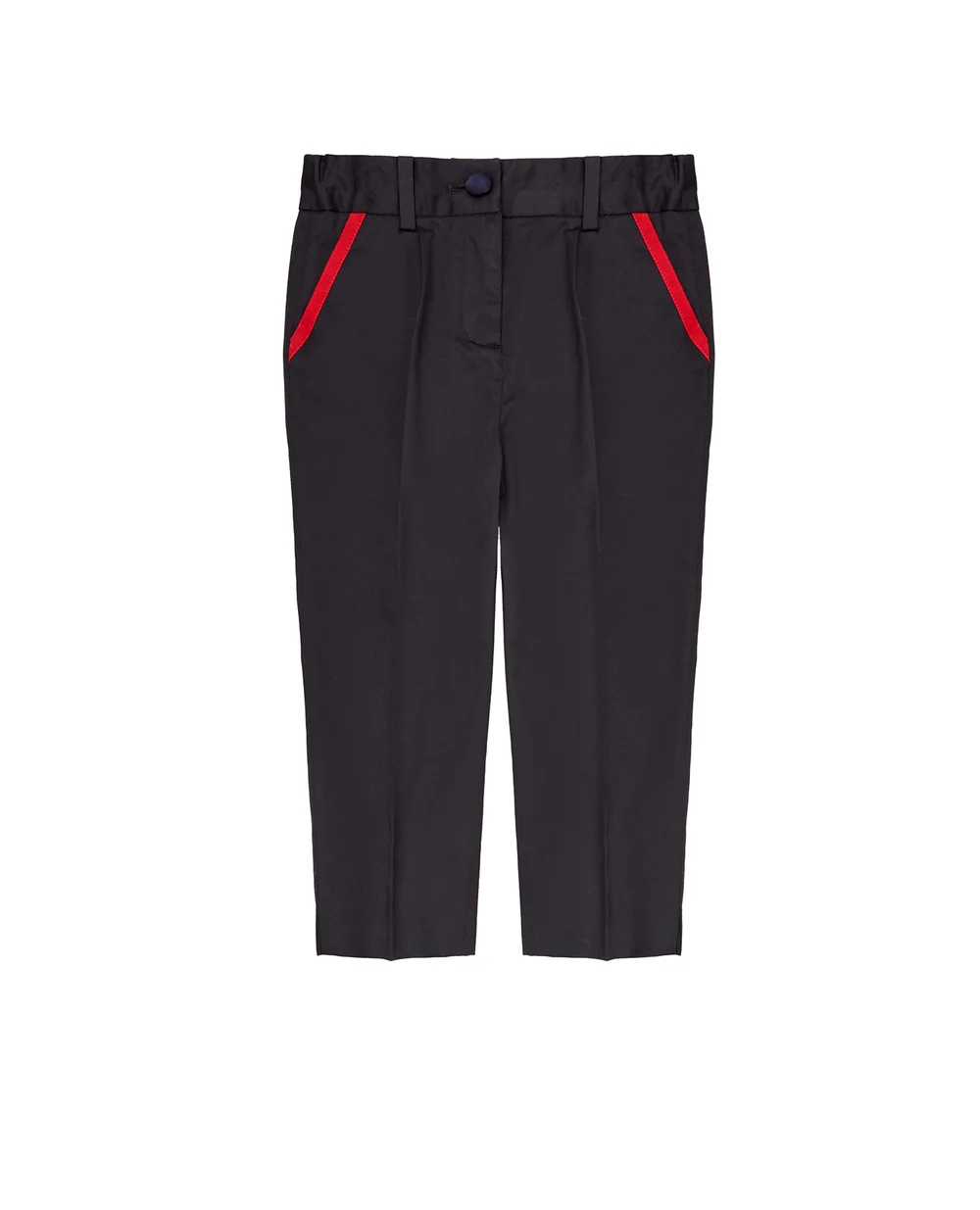 Детские брюки Dolce&Gabbana Kids L52P98-FUFJY-B, темно-синий цвет • Купить в интернет-магазине Kameron