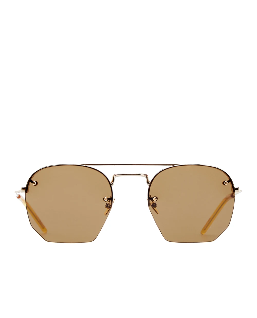 Солнцезащитные очки Saint Laurent 652334-Y9902, коричневый цвет • Купить в интернет-магазине Kameron