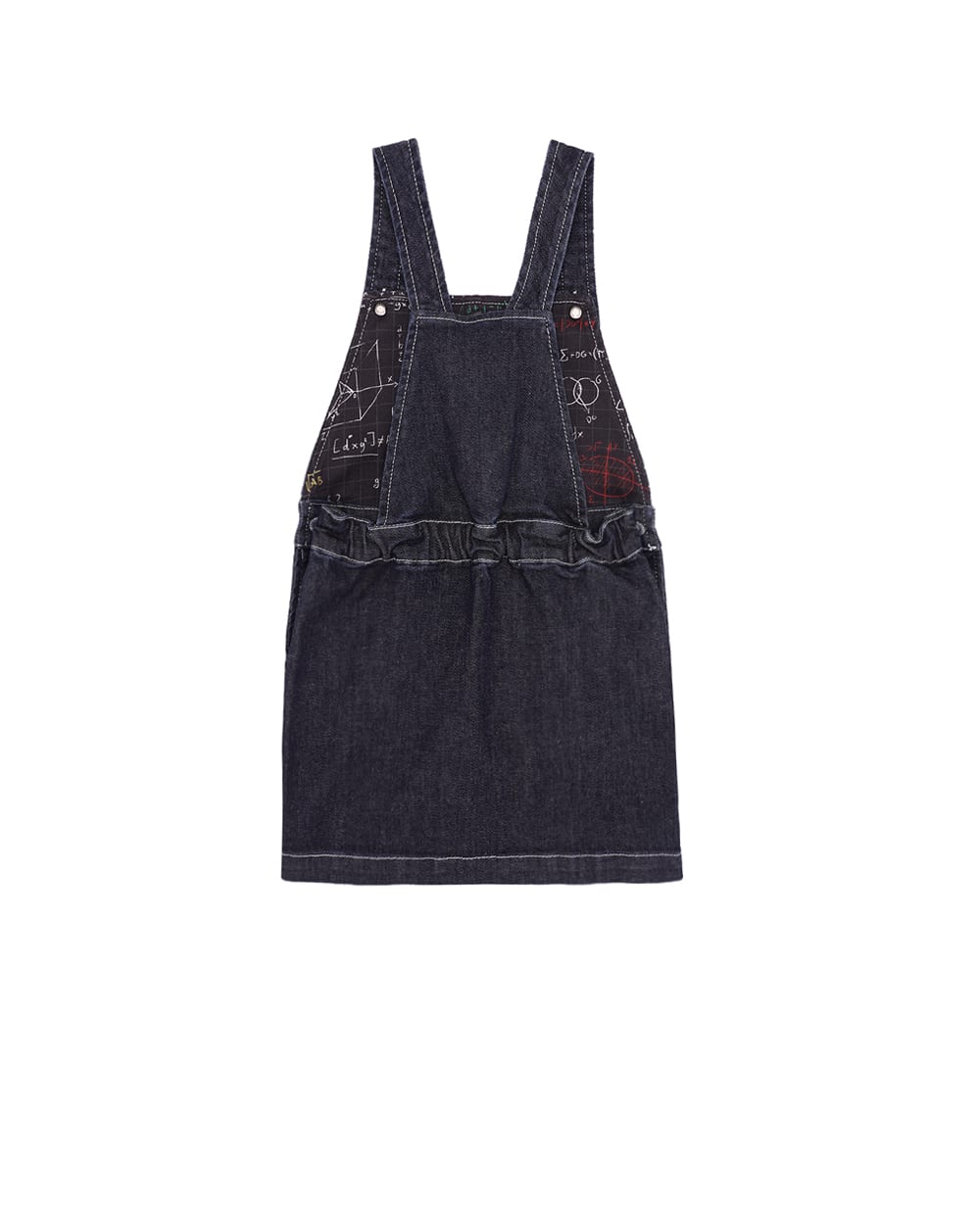 Детский джинсовый сарафан Dolce&Gabbana Kids L52DU1-LD969-S, темно-синий цвет • Купить в интернет-магазине Kameron
