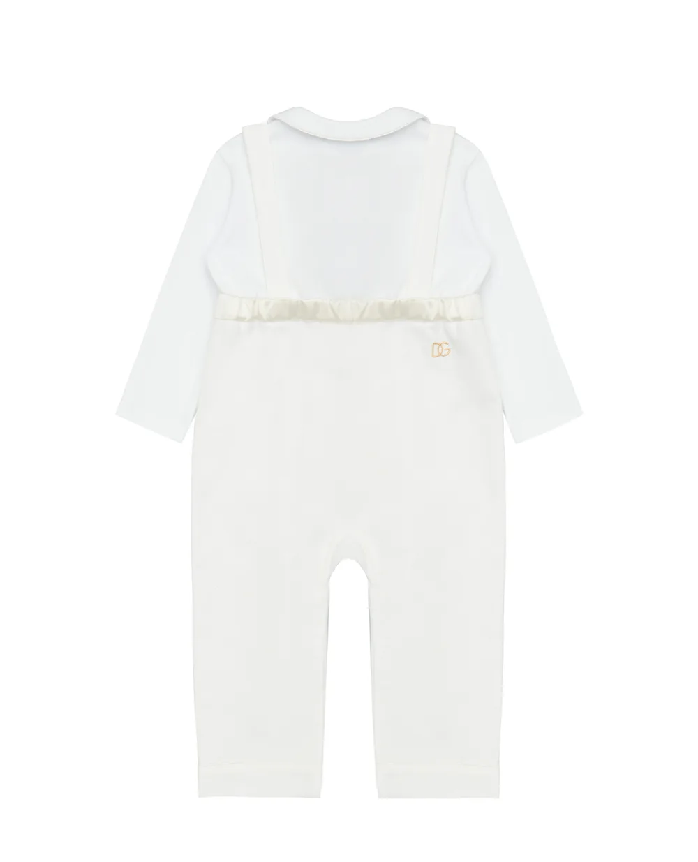 Дитячий комбінезон Dolce&Gabbana Kids L1JO2Y-G7BMY, білий колір • Купити в інтернет-магазині Kameron
