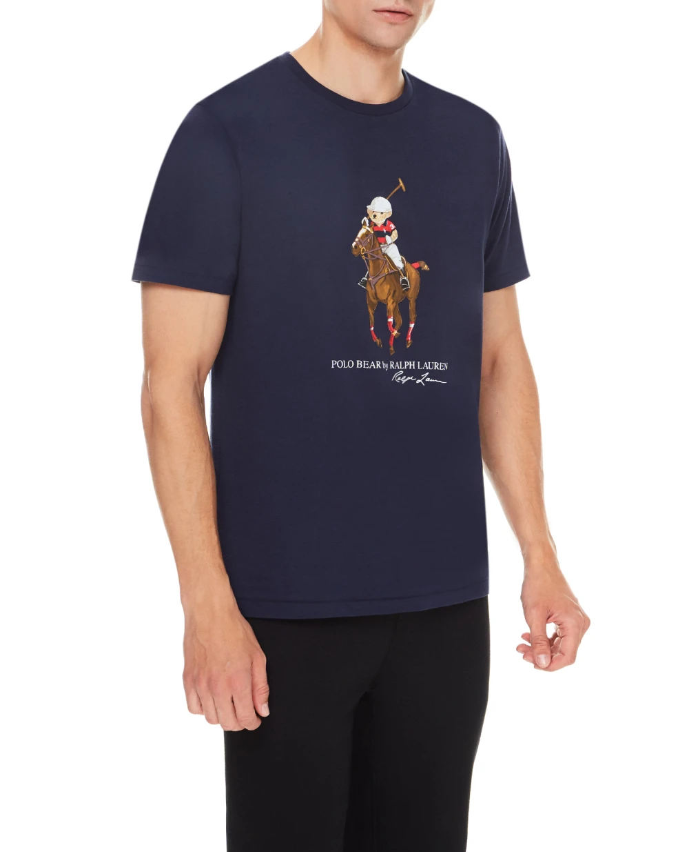 Футболка Polo Ralph Lauren 710853310002, синий цвет • Купить в интернет-магазине Kameron