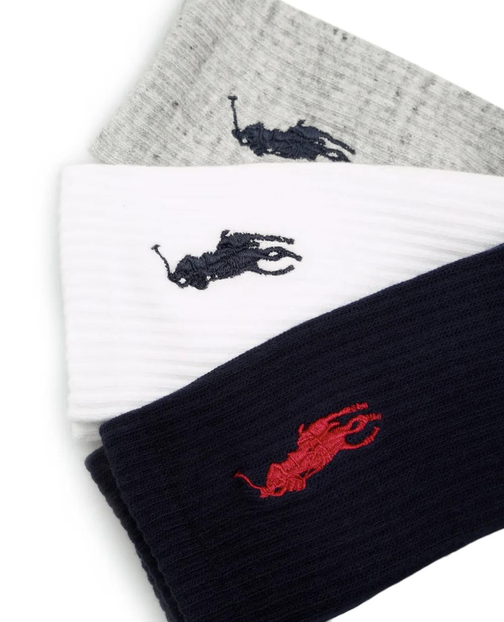 Носки (3 пары) Polo Ralph Lauren 449858065001, разноцветный цвет • Купить в интернет-магазине Kameron