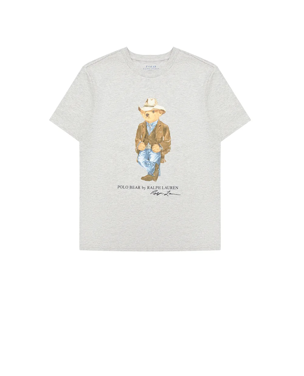 Детская футболка Polo Bear Polo Ralph Lauren Kids 323858884001, серый цвет • Купить в интернет-магазине Kameron