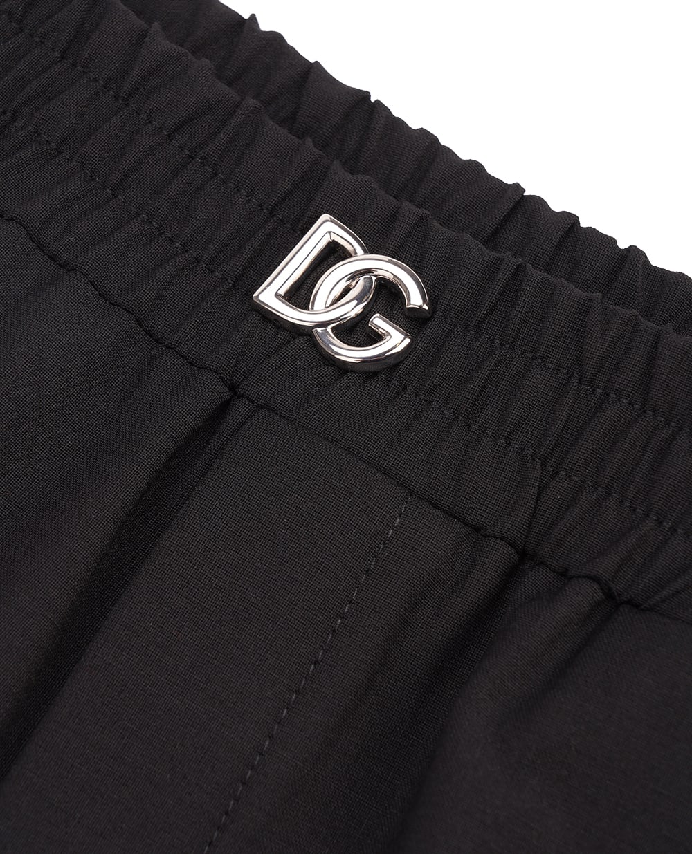 Детские шерстяные брюки Dolce&Gabbana Kids L53P35-G7K5E-B, черный цвет • Купить в интернет-магазине Kameron