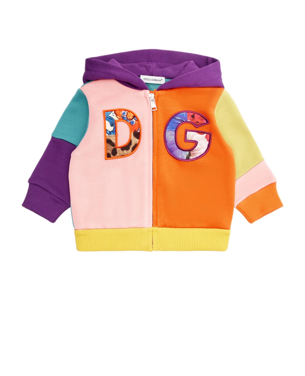 Детское худи Dolce&Gabbana Kids L2JW3P-G7YQH, разноцветный цвет • Купить в интернет-магазине Kameron