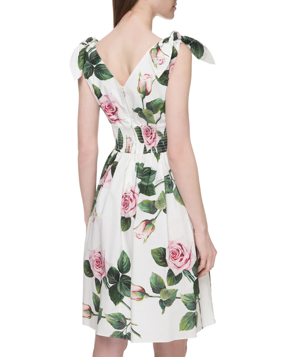 Платье Dolce&Gabbana F6I0AT-HS5FZ, белый цвет • Купить в интернет-магазине Kameron