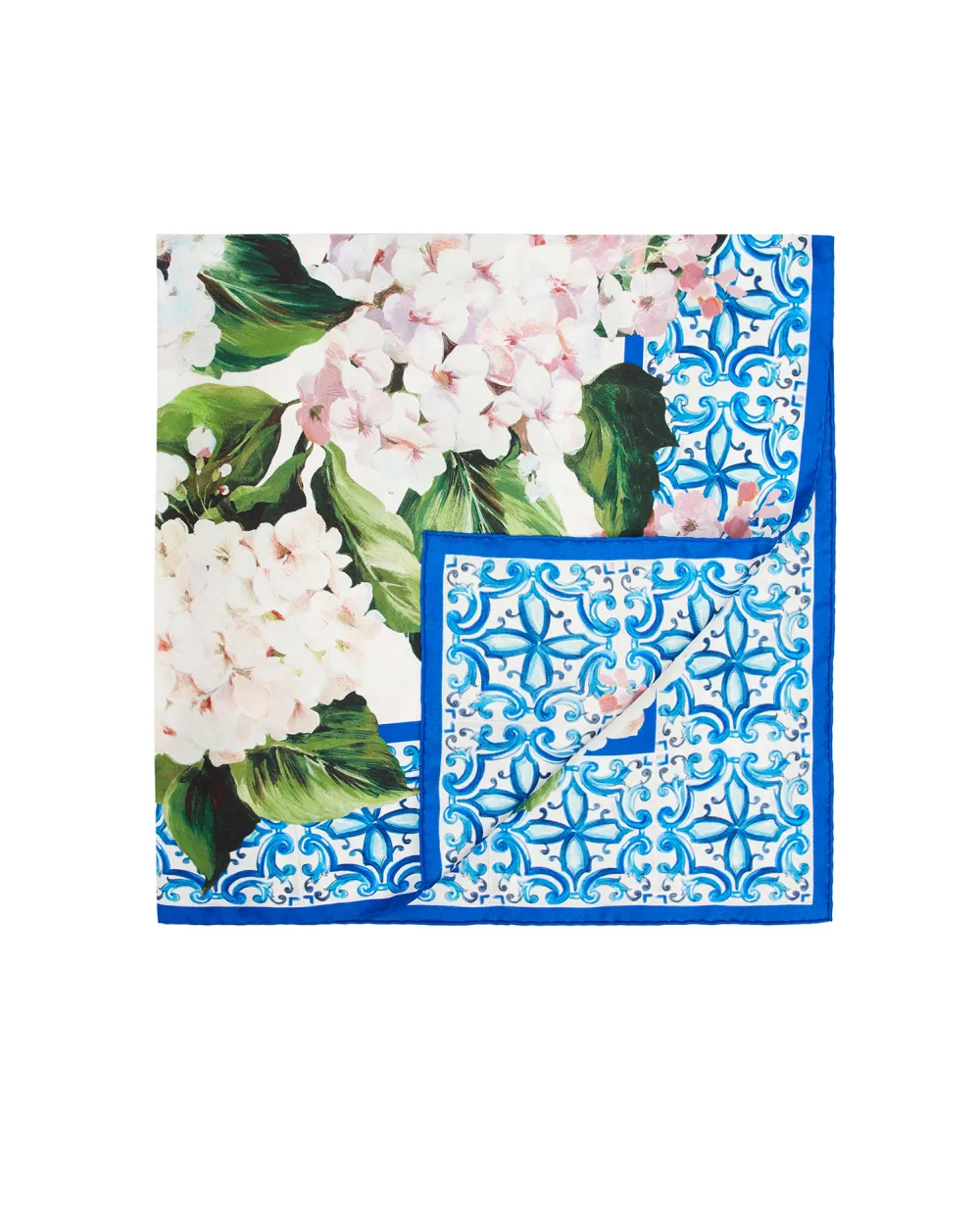 Шелковый платок Dolce&Gabbana FN092R-G0TFW, разноцветный цвет • Купить в интернет-магазине Kameron