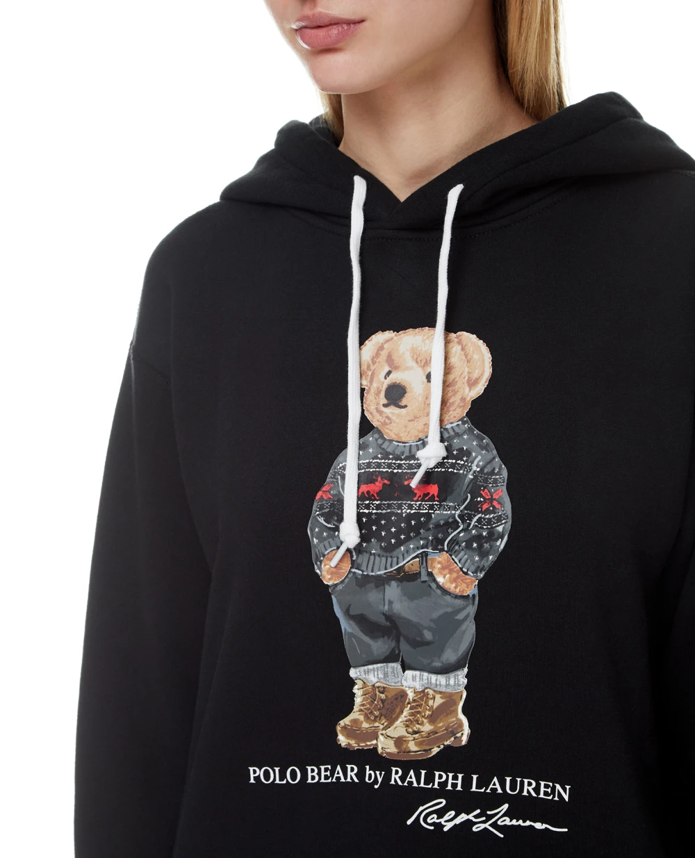 Худи Polo Ralph Lauren 211846852001, черный цвет • Купить в интернет-магазине Kameron