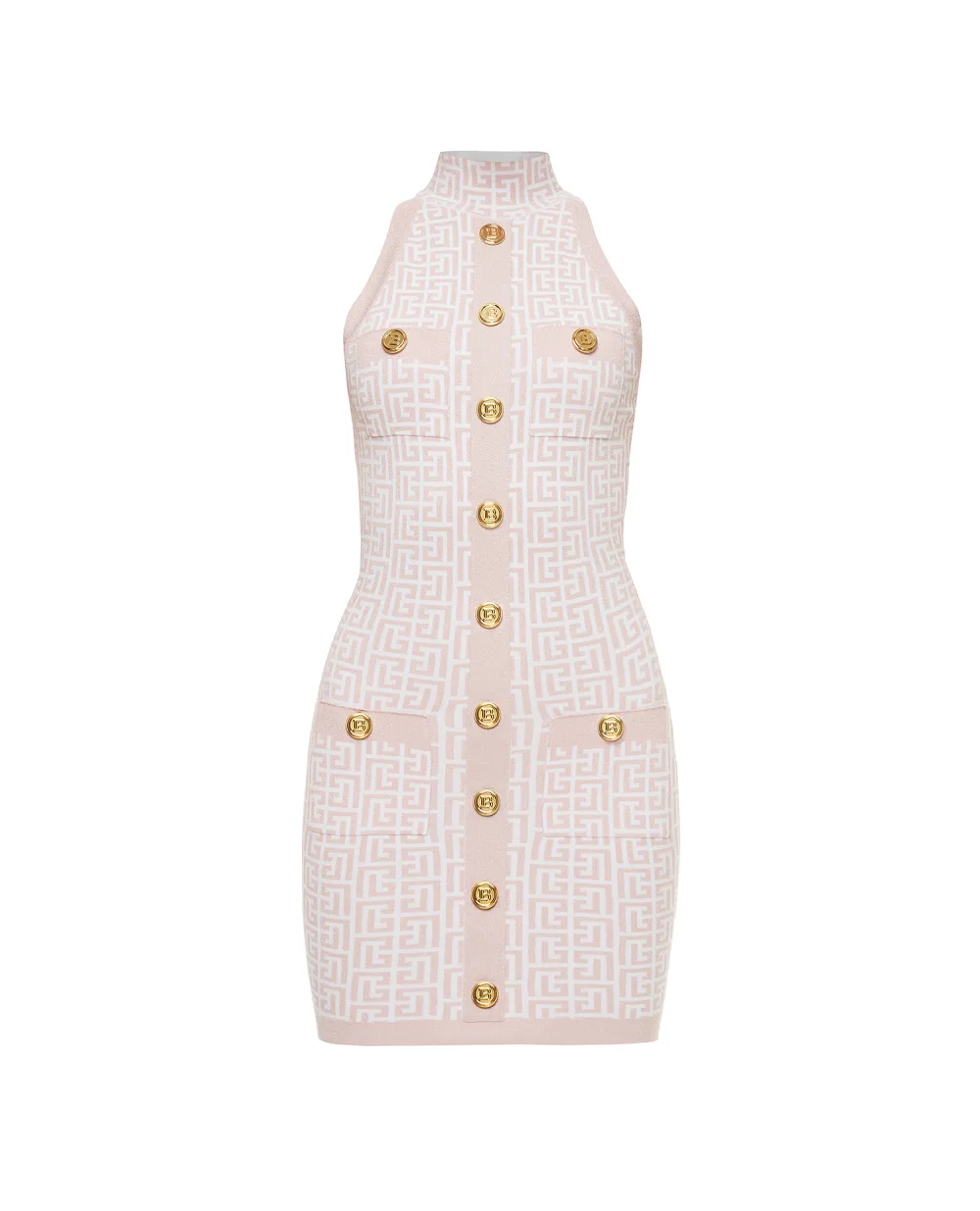 Платье Balmain WF1R3080K272, розовый цвет • Купить в интернет-магазине Kameron