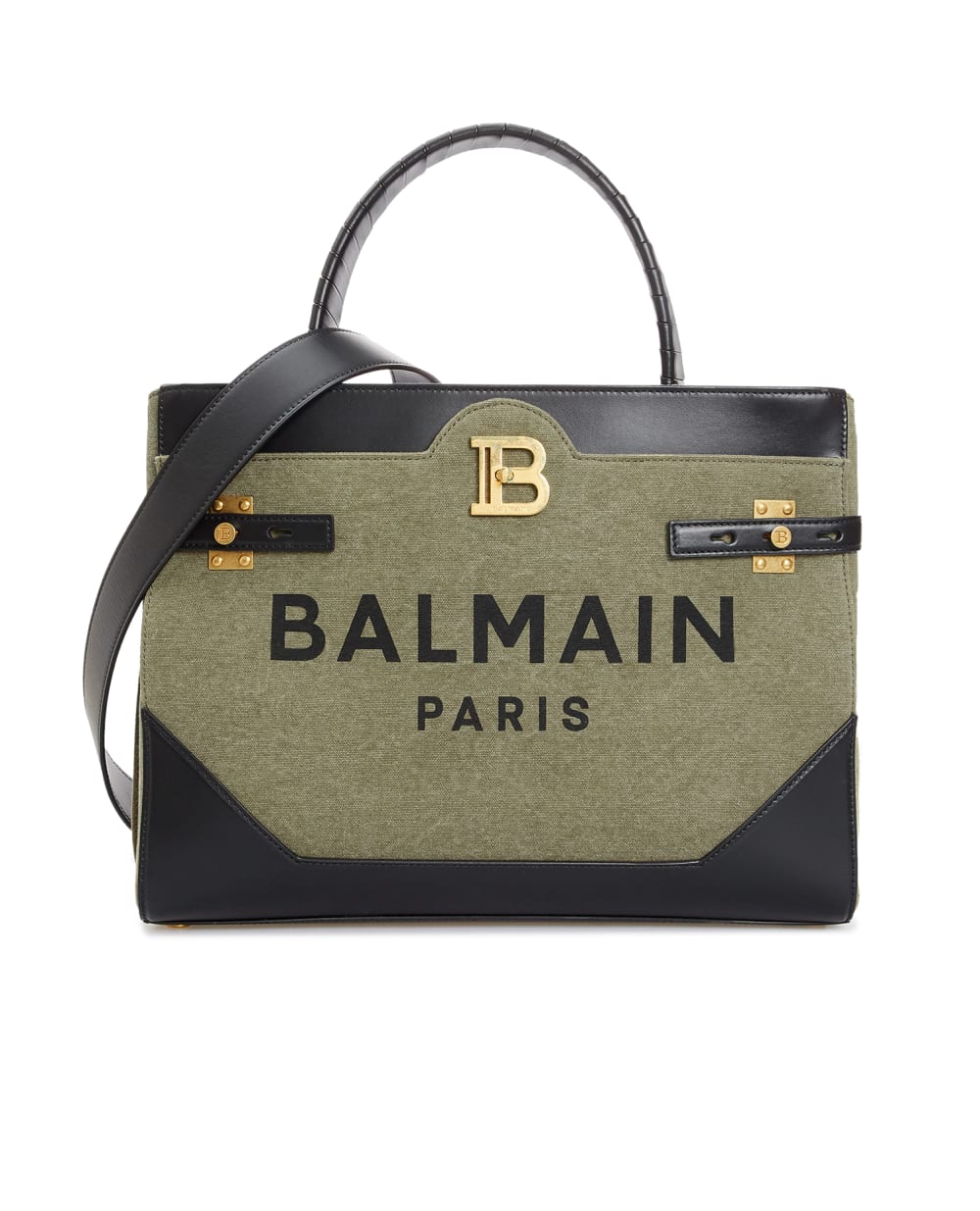 Сумка  B-Buzz Top Balmain YN1DC777TCPY, оливковый цвет • Купить в интернет-магазине Kameron