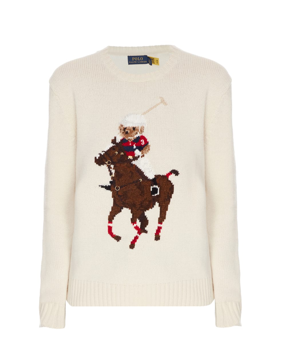 Шерстяной джемпер Polo Ralph Lauren 211843149001, бежевый цвет • Купить в интернет-магазине Kameron